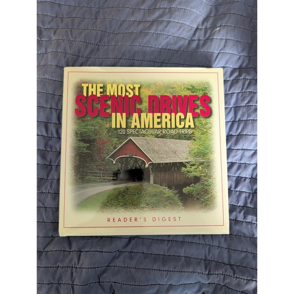 Vintage Coffee Table Book 1997 - The Most Scenic Drives In America 10x10x2"